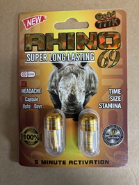 Gold 777K Rhino 69