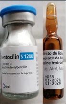 Lentocilin S 1200; 1 200 000 IU 4 mL, Vial and Ampoule Image