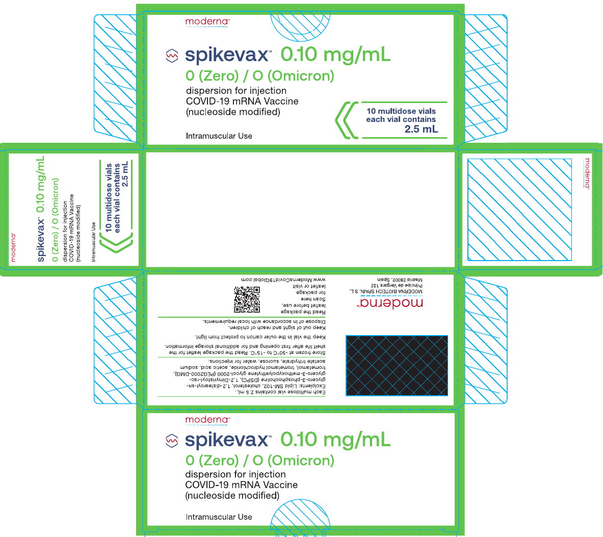 SPIKEVAX 0/O Carton Label
