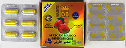 Unauthorized weight loss product - Majestic African Mango capsules