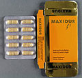 Produit pour améliorer la performance sexuelle non autorisé - Capsules Maxidus
