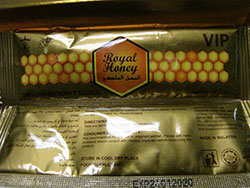 Unauthorized sexual enhancement products - Royal Honey VIP