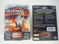 Rhino 8 Platinum 8000, front and back label