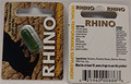 Rhino, front and back label