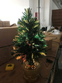 18 inch (46 cm) tall Fiber Optic Christmas Tree - Item number 43560