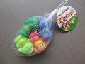 4 Count Assorted Rubber Animals in Net Bag