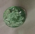 Casa Décor Brand Green Bubble Glass Knob- Set of 4 (Style Number 110268S4), Set of 6 (Style Number: 110268S6)