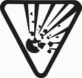 Hazard symbol for Pressurized container