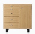 BC3440.L and BC3440.M - Nelson Basic Cabinet, 5 Drawer or 2 Drawer with 2 doors