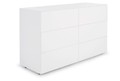10006123 - Lauki 47”  Wide Dresser - White