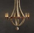Garden/Outdoor (6-arm flameless votives) chandelier