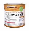 Teinture à l’huile pour bois naturel Hardwax d’INTERBUILD, 250 ml, Teck doré 
