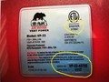 Product label showing the date code location on the bottom right hand side