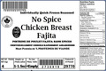 Glacial Treasure - No Spice Chicken Breast Fajita (Halal) Product ID: 29770