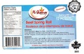 Al-Shamas Food Products : Rouleaux de printempsau de bŒuf - 360 g