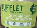 Dufflet â Plant-based Chocolate Cake â 550 grams (label)