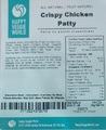 Happy Veggie World - « Patty de poulet croustillant (viande simulée) » - 3 kilogrammes