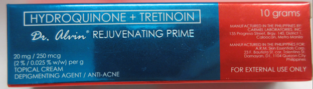 Dr. Alvin Rejuvenating Prime Topical Depigmenting Agent Anti-acne