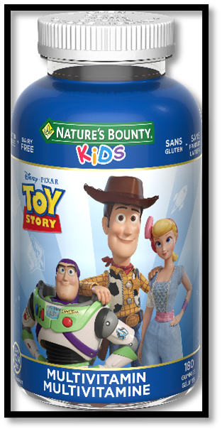 Nature’s Bounty Kids Disney/Pixar Toy Story (180 gummies)