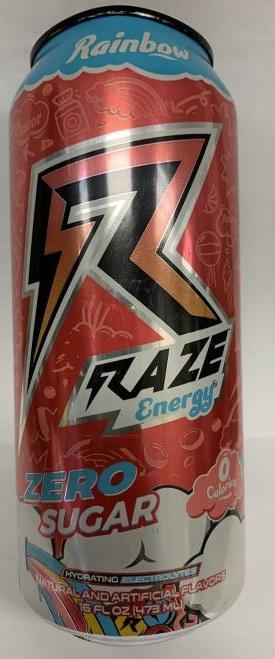 Raze Energy - Rainbow - Front