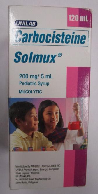 Solmux Carbocisteine Mucolytic Pediatric Syrup