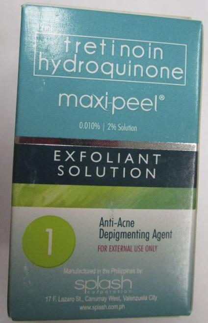 Maxi-Peel Exfoliant Solution 1 (Traitement des affections cutanées)
