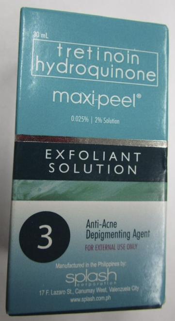 Maxi-Peel Exfoliant Solution 3 (Traitement des affections cutanées)