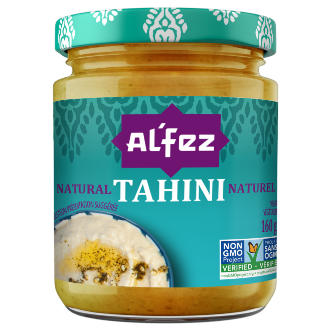 Al'Fez Brand - Natural Tahini - 160 g - Front