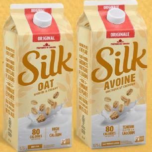 Silk - Oat Beverage Original - 1.75 L - Avant, Derrière, CUP