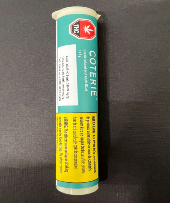 Example of the affected product packaging (front)