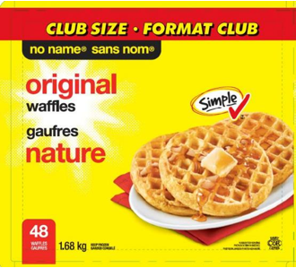 no name Original Waffles - club size (48)