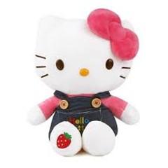Hello Kitty Special 10 pouces en Denim au ruban rouge/rose de Sanrio