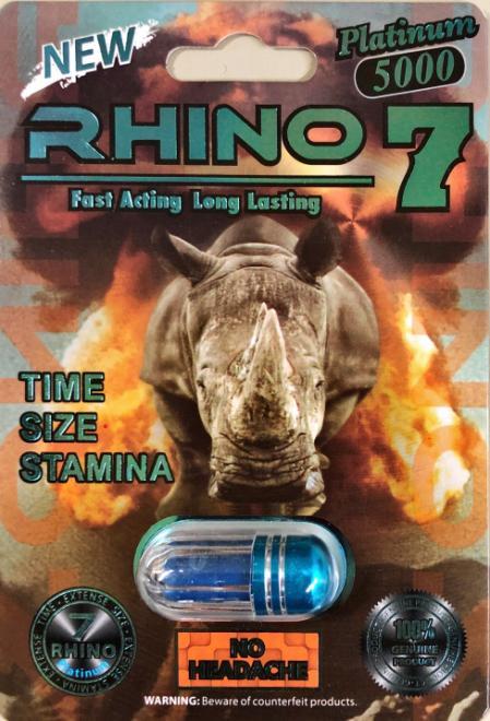 Rhino 7 Platinum 5000 Sexual enhancement