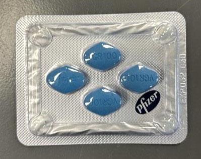 Viagra de contrefaçon (comprimés de sildénafil de 100 mg)