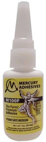 Mercury Adhesives M100F Foam Safe Medium 1 oz