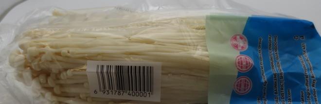 Mushmoshi - Enoki Mushroom, Champignon enoki frais - 200 g - UPC