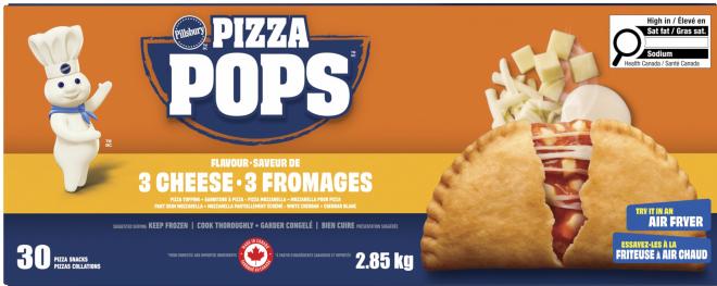 Pillsbury - « Pizza Pops » 3 Fromages - 30 nombre - Avant