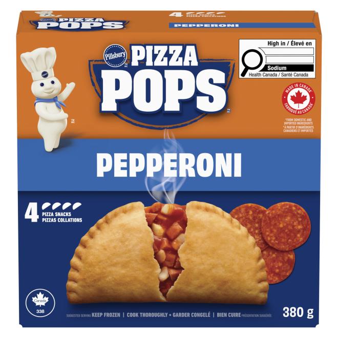 Pillsbury - « Pizza Pops » Pepperoni - 4 nombre - Avant