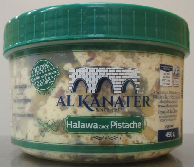 Al Kanater - Halawa with Pistachio - 450 g - front