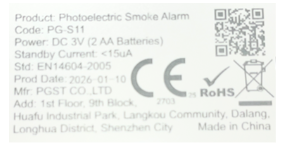 Image 3: Product label on back of products