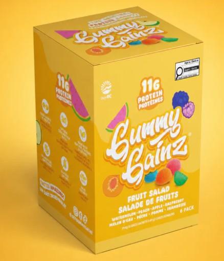 Gummy Gainz - Fruit Salad - 6 x 49 g - Avant