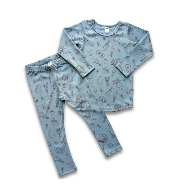 Image 11: Market Veggies 2-Piece Bamboo Long-Sleeve Lounge Set