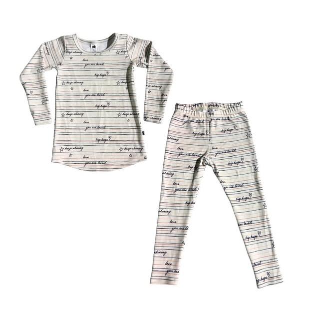 Image 8: Love Story 2-Piece Bamboo Long-Sleeve Lounge Set