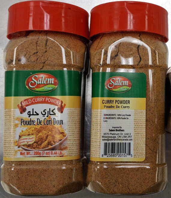 Salem Foods brand Mild Curry Powder