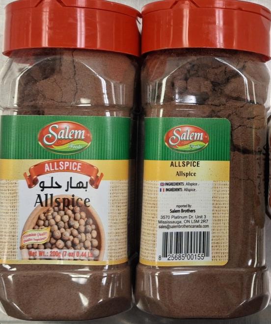Salem Foods brand Allspice