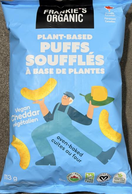 Frankie's - Soufflés à base de plantes Cheddar végétalien – 113 g – Devant