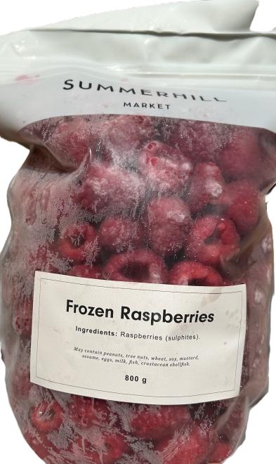 Summerhill Market - Frozen Raspberries - 800 g - Front