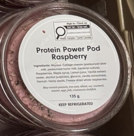 Summerhill Market - Protein Powder Pod Raspberry - 135 g - Front