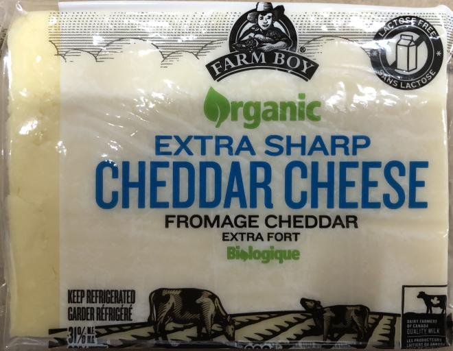 Farm Boy - Cheddar extra-fort - 200g - Devant