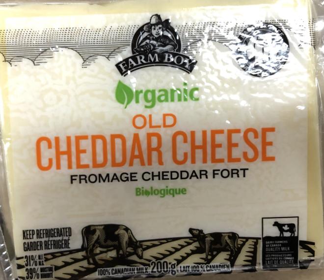 Farm Boy - Cheddar fort - 200g - Devant